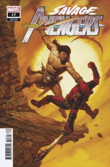 Savage Avengers, Vol. 1 #17B Variant E.M. Gist Cover