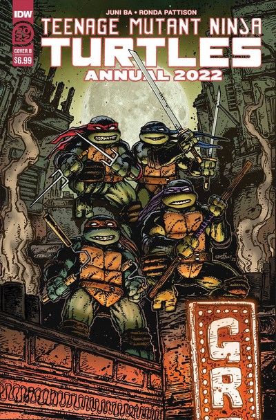 Teenage Mutant Ninja Turtles Annual 2022 #1B Variant Cover