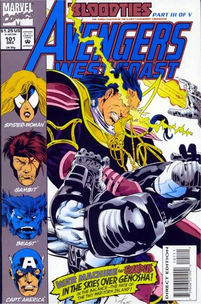 The West Coast Avengers, Vol. 2 #101A Direct Edition