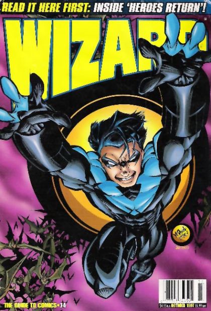 Wizard: The Magazine of Comics, Entertainment and Pop Culture #74 Nightwing cover