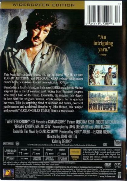 Heaven Knows, Mr. Allison (1957) - DVD