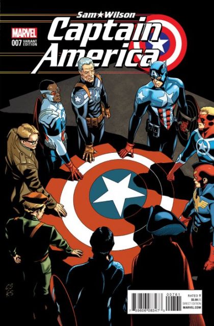 Captain America: Sam Wilson #7F Variant Chris Sprouse Captain America Of All Eras Cover (Standoff Tie-In)