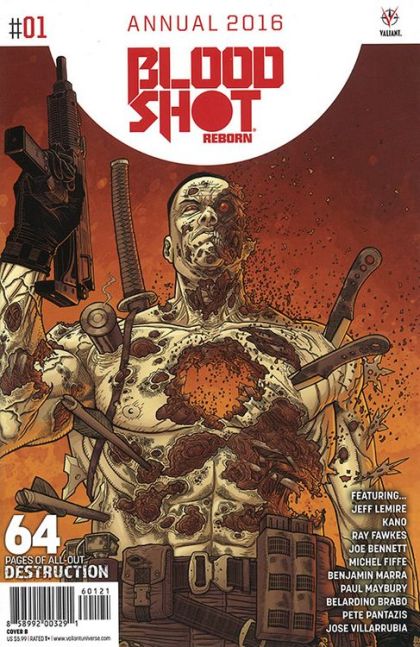 Bloodshot Reborn Annual 2016 #1B Ryan Bodenheim Variant