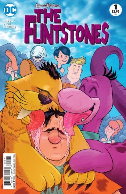 The Flintstones #1G Variant Dan Hipp Cave Pets Cover