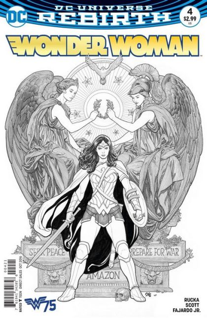 Wonder Woman, Vol. 5 #4B Frank Cho Sketch Variant