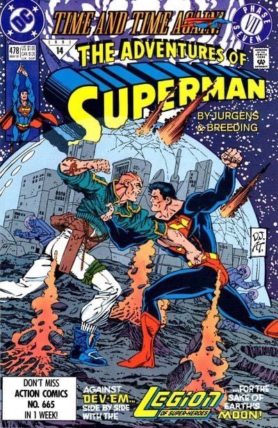 The Adventures of Superman #478A Direct Edition