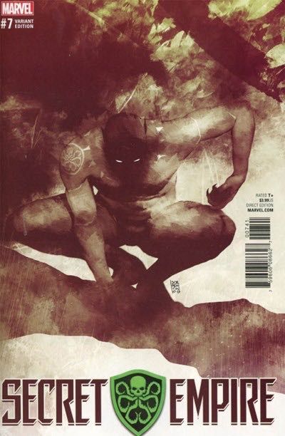 Secret Empire #7D Variant Andrea Sorrentino Hydra Hero Cover