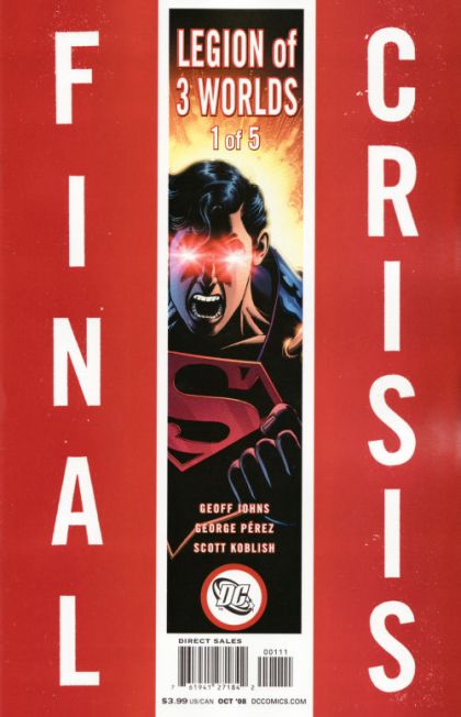 Final Crisis: Legion of Three Worlds #1B Sliver Cover