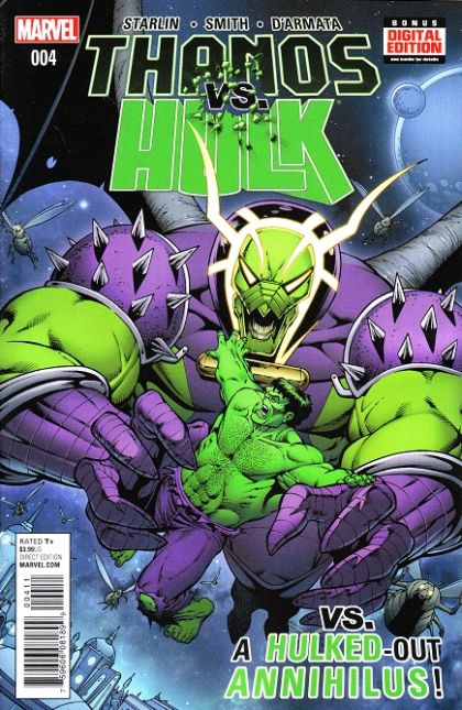 Thanos vs. Hulk #4A Regular Jim Starlin Cover