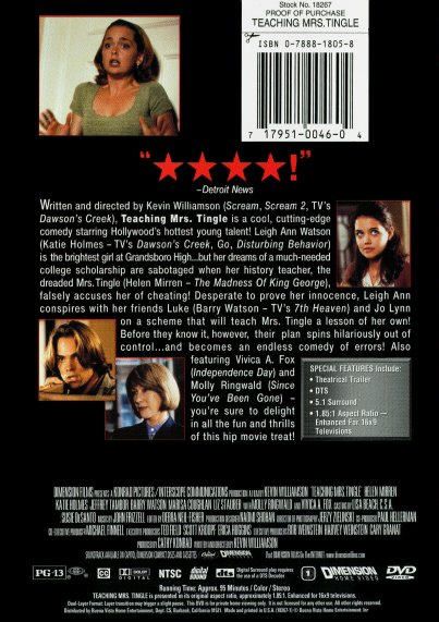 Teaching Mrs. Tingle (1999) - DVD