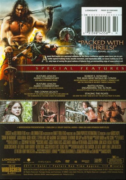 Conan the Barbarian (2011) - DVD