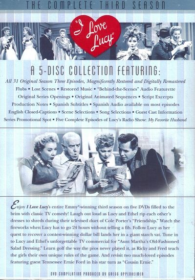 I Love Lucy: Season 3 - DVD