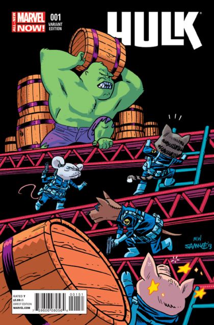 Hulk, Vol. 2 #1D Chris Samnee Animal Variant