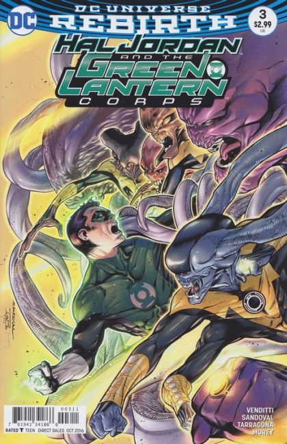 Hal Jordan and the Green Lantern Corps #3A Regular Rafa Sandoval Cover