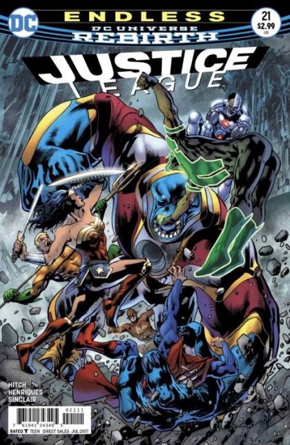 Justice League, Vol. 2 #21A Regular Bryan Hitch Cover