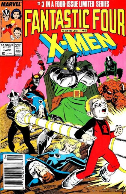 Fantastic Four Versus the X-Men #3B Newsstand Edition
