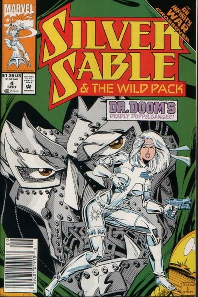 Silver Sable #4B Newsstand Edition