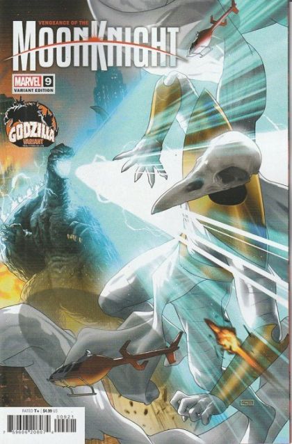 Vengeance of the Moon Knight, Vol. 2 #9B Taurin Clarke Godzilla Variant