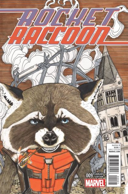 Rocket Raccoon, Vol. 2 #9B Janet Lee Women of Marvel Variant