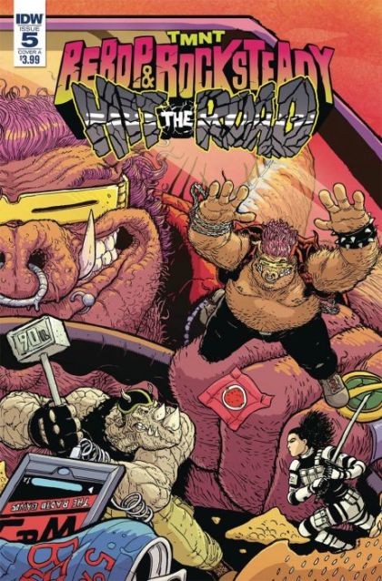 Teenage Mutant Ninja Turtles: Bebop & Rocksteady Hit The Road #5A Regular Nick Pitarra Cover