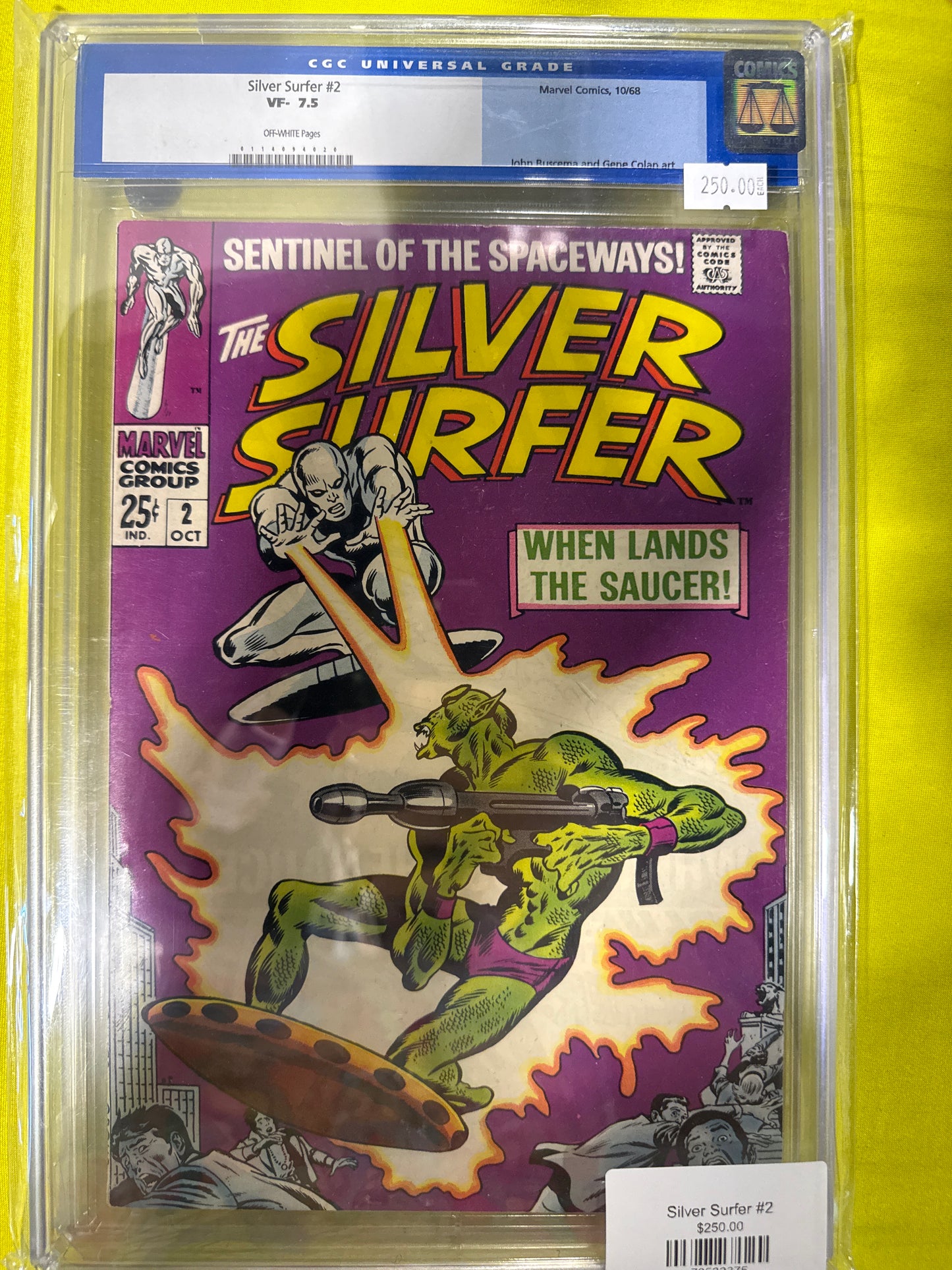 Sliver Surfer #2 CGC 7.5