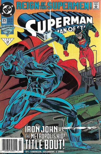 Superman: The Man of Steel #23B Newsstand Edition