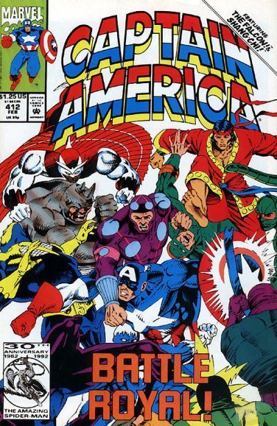 Captain America, Vol. 1 #412A Direct Edition