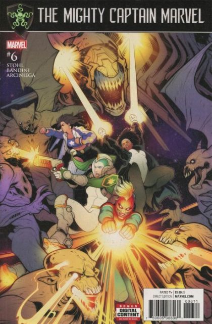 The Mighty Captain Marvel #6A Regular Elizabeth Torque Cover