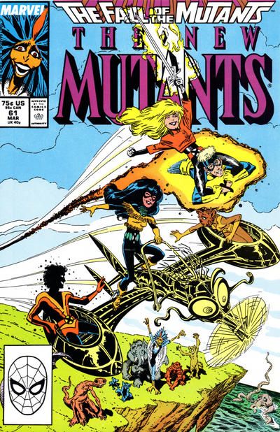 New Mutants, Vol. 1 #61A Direct Edition