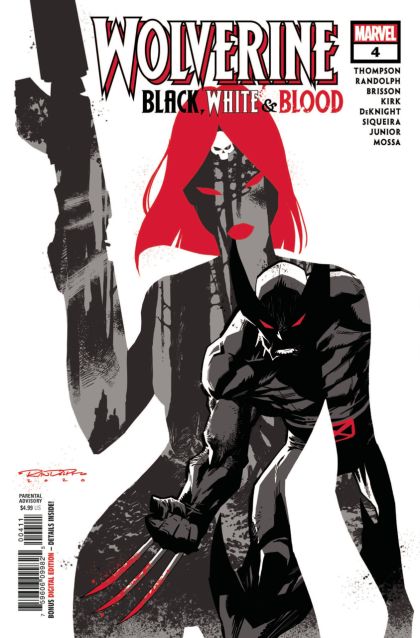 Wolverine: Black, White & Blood #4A Regular Khary Randolph Cover