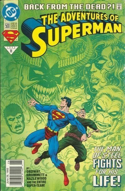 The Adventures of Superman #500B Newsstand Edition