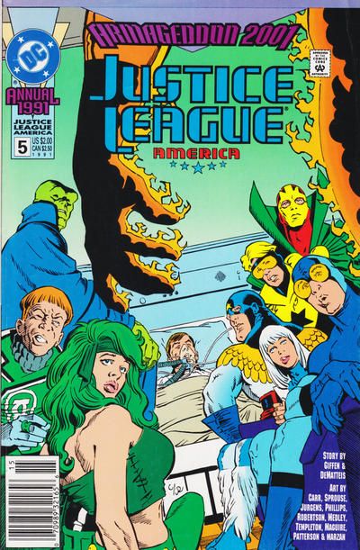 Justice League / International / America Annual #5B Newsstand Edition