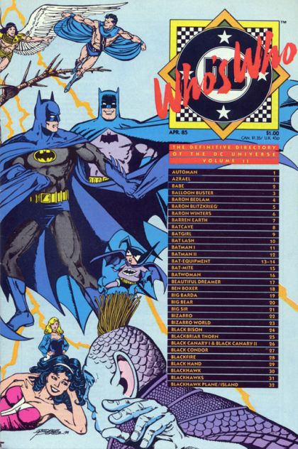 Who's Who: The Definitive Directory of the DC Universe #2A Direct Edition