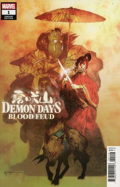 Demon Days: Blood Feud #1J Bill Sienkiewicz Cover