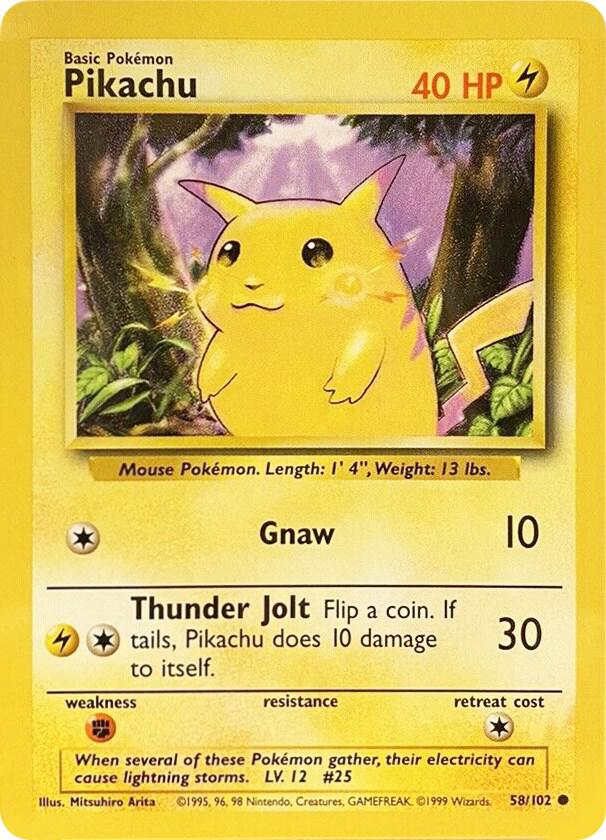 Pikachu 58/102 Unlimited