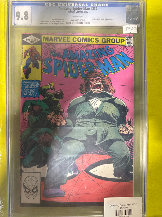Amazing Spider-man #232 CGC 9.8