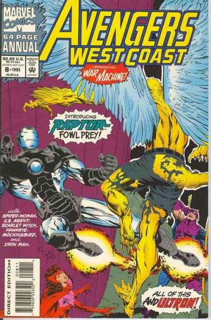 The West Coast Avengers, Vol. 2 Annual #8A Direct Edition