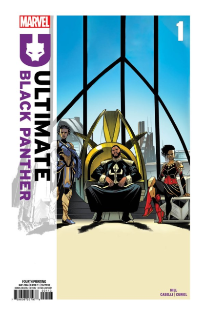 Ultimate Black Panther #1K 4th Printing Stefano Caselli
