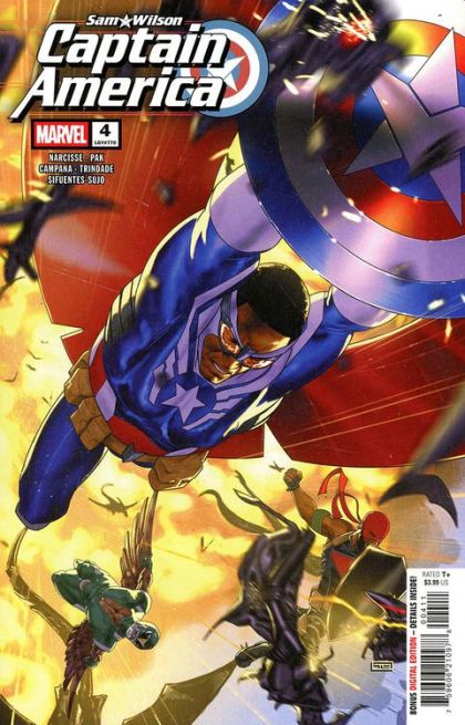 Sam Wilson: Captain America #4A Taurin Clarke Regular