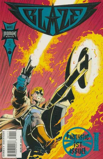 Blaze #1 Metallic Embossed cover
