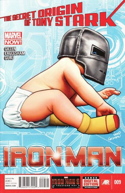 Iron Man, Vol. 5 #9A Regular Greg Land Cover