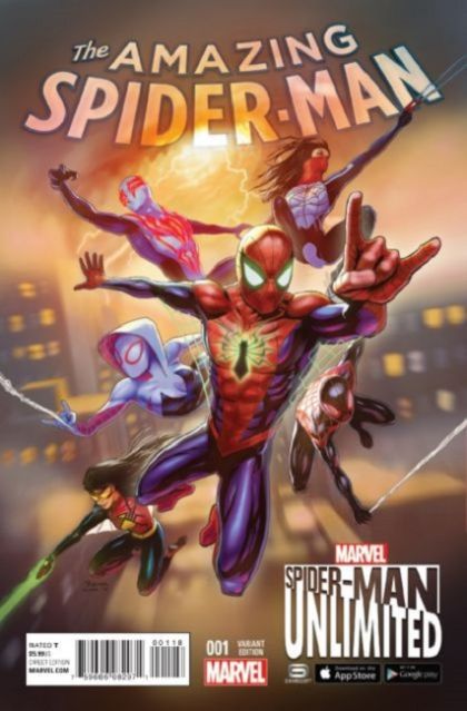The Amazing Spider-Man, Vol. 4 #1K Trevor Cook Spider-Man Unlimited Game Variant