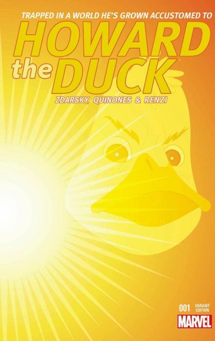 Howard the Duck, Vol. 4 #1I Evolution of Howard Variant Cover