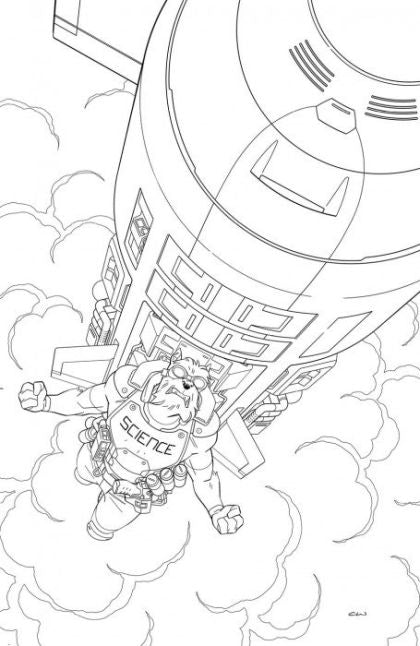 Skybound X #3E Cory Walker B&W Variant