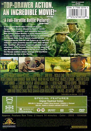 Windtalkers (2002) - DVD