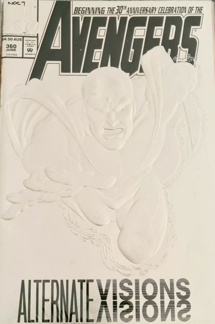 The Avengers, Vol. 1 #360E Silver Australian Price - $4.50