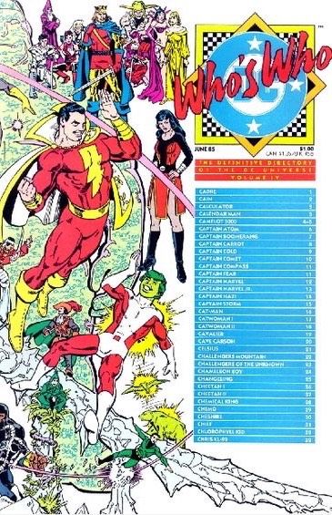 Who's Who: The Definitive Directory of the DC Universe #4A Direct Edition