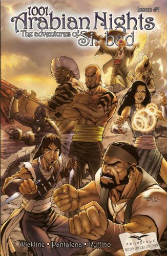 1001 Arabian Nights: The Adventures of Sinbad #1B Talent Caldwell Wraparound Variant