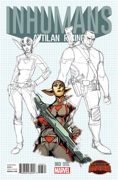 Inhumans: Attilan Rising #3B 1:20 RI VARIANT