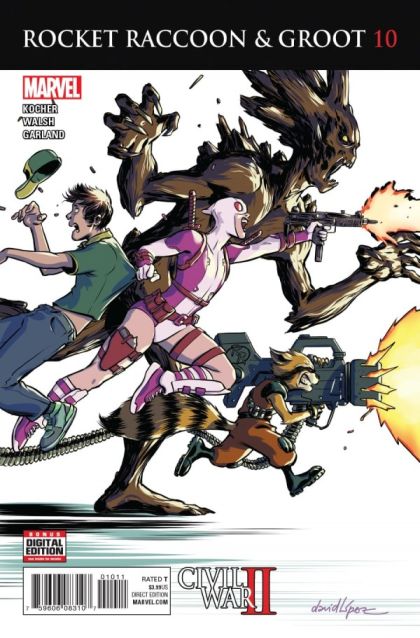 Rocket Raccoon and Groot, Vol. 1 #10 David Lopez Regular Cover